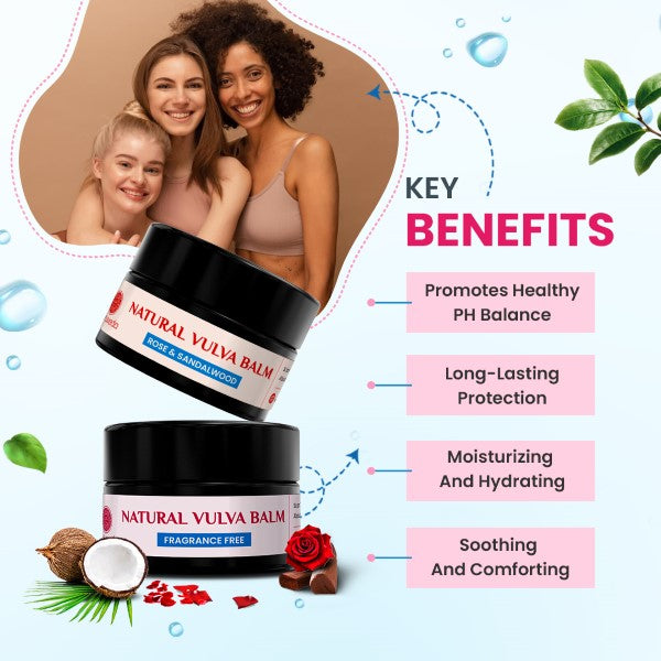 Natruveda Natural Vulva Balm | Discovery Pack | 0.35 oz (10 + 10 gm)